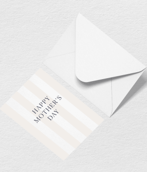 Mother's Day Stripes Greeting Card